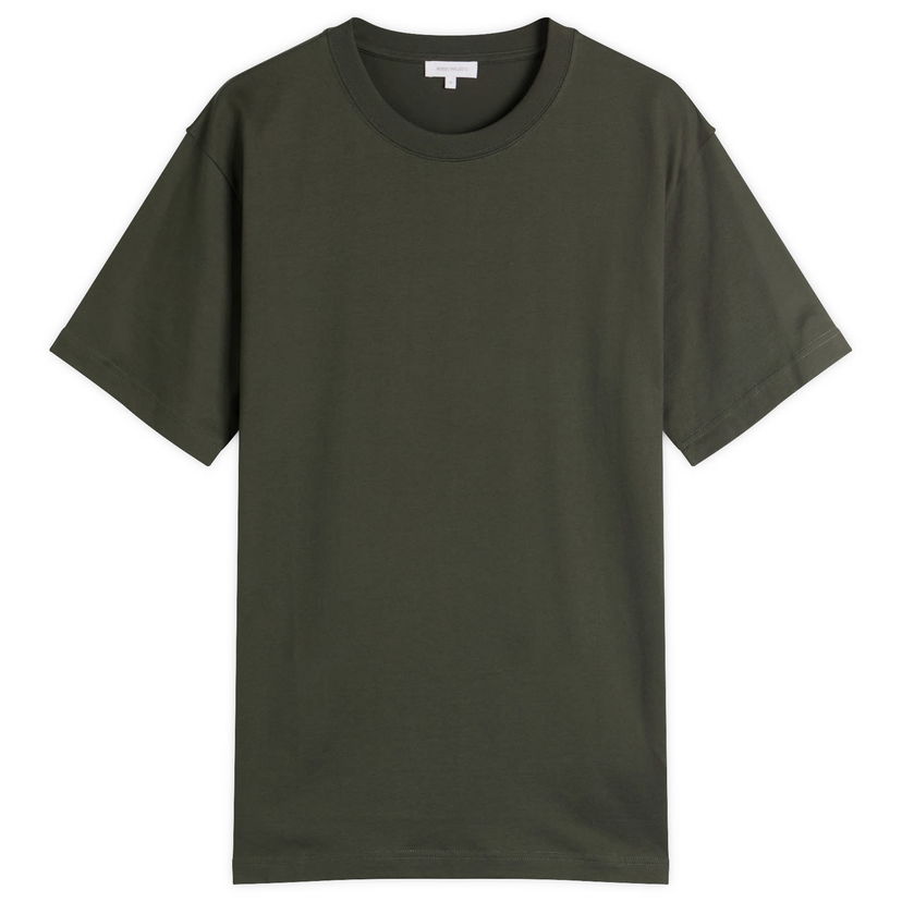 T-paita NORSE PROJECTS Norse Projects Standard Tee, Size Large Vihreä | N01-0670-8131