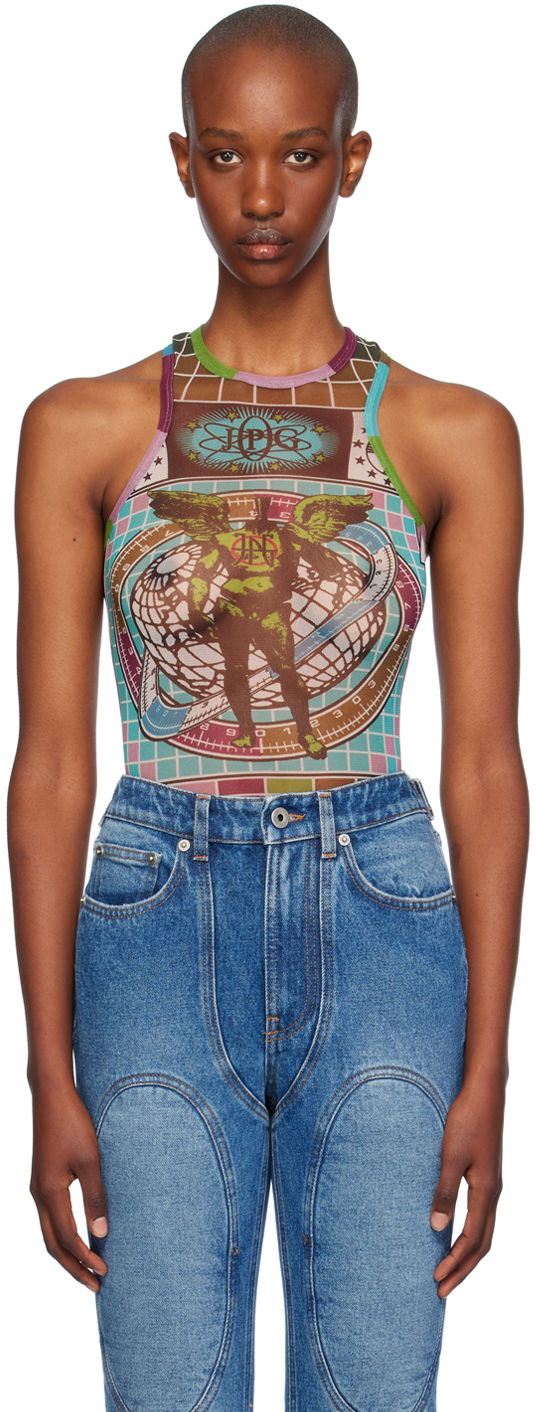 Body Jean Paul Gaultier Gaultier Printed Tank Bodysuit Monivärinen | 24/31-F-BD053-T569-5090, 0