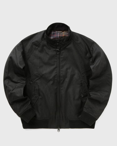 Bomber-takki Barbour Porton Wax Bomber Jacket Musta | MWX2237BK11, 0