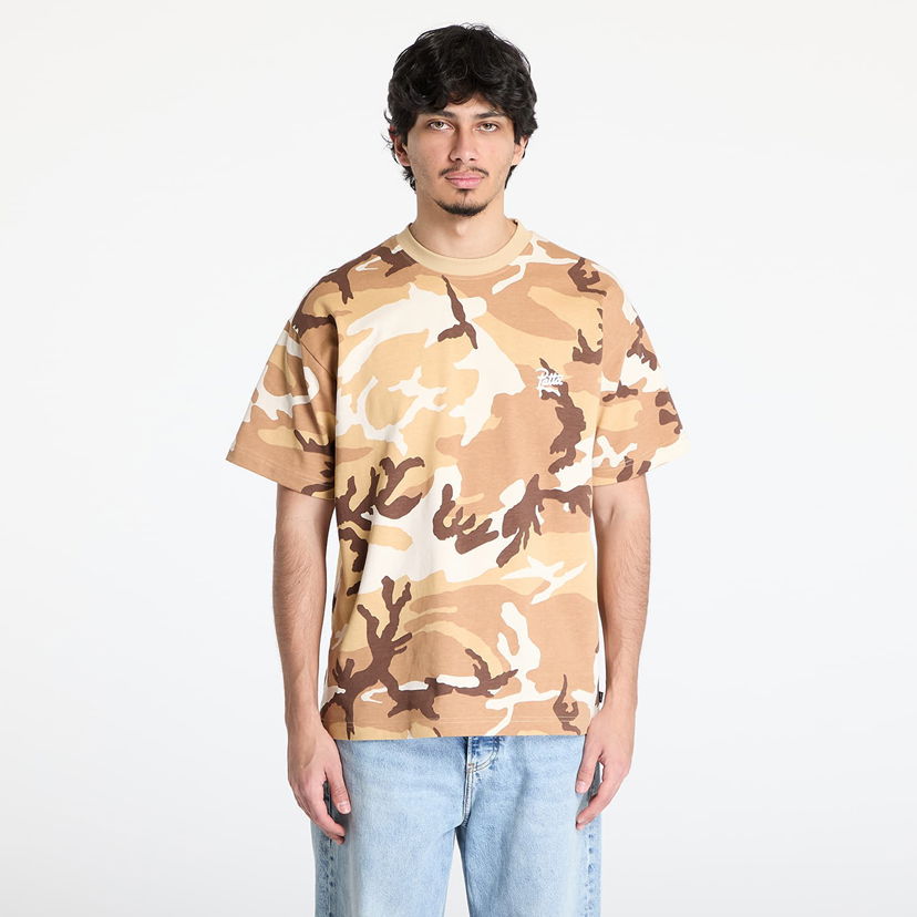 T-paita Patta Patta Bark Woodland Camo T-Shirt Beige | POC-SS25-1000-290-0016-193