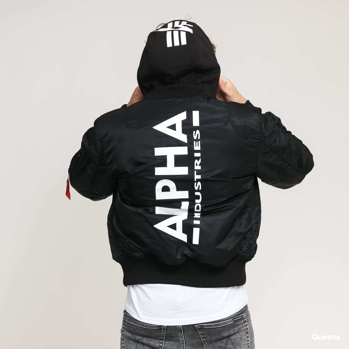 Takki Alpha Industries Jacket MA - 1 ZH Back Print Black Musta | 128113 95, 1