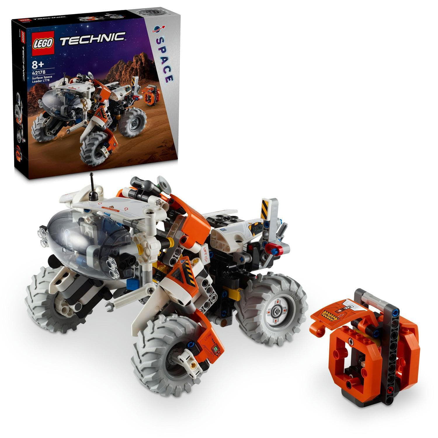 Keräilykelpoinen LEGO Technic 42178 Surface Space Loader LT78 Monivärinen | 42178LEG, 0