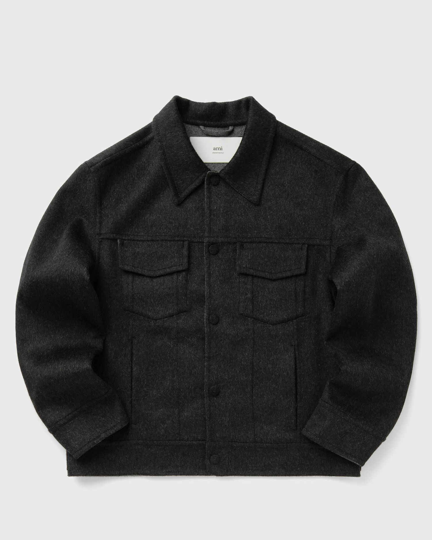 Takki AMI Wool Trucker Jacket Musta | UJK847.WO0009-021, 0