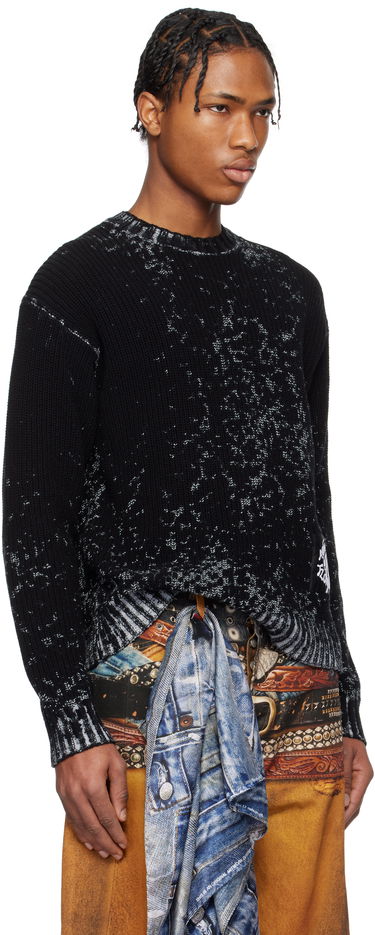 Villapaita Acne Studios Patch Sweater Sininen | B60322-, 1