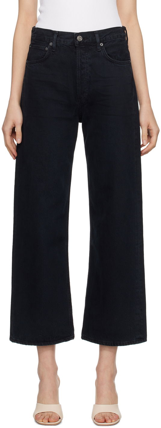 Jeans AGOLDE AGOLDE Ren Wide Leg Jeans Musta | A9191-1462