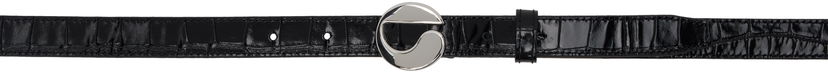 Vyöt Coperni Coperni Skinny Logo Leather Belt Musta | COPBE10838