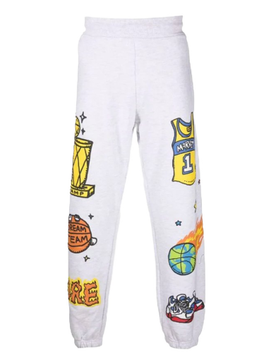 Verryttelyhousut MARKET Memorabilia Sweatpants Valkoinen | 395000527