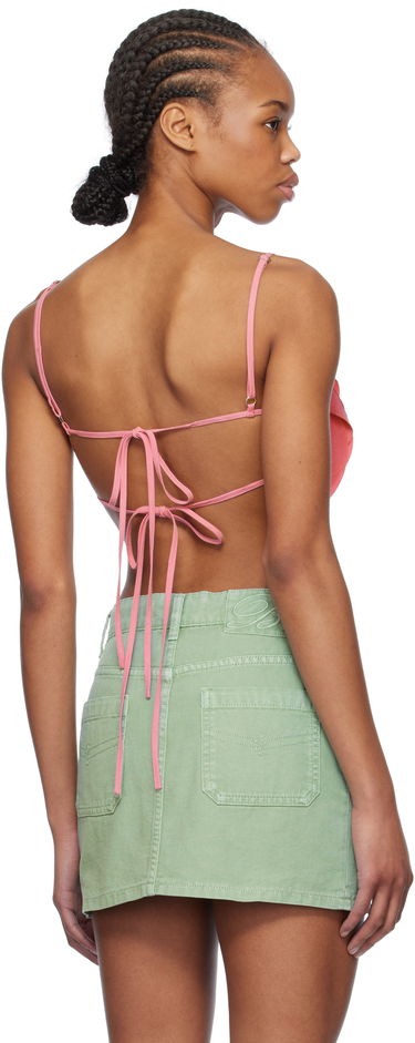 Hame Blumarine Blumarine Rose-Effect Cami Top Vihreä | P522C360A, 2