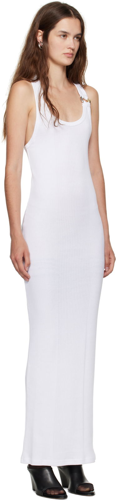 Mekko Jean Paul Gaultier Jean Paul Gaultier 'The Piercing' Maxi Dress Valkoinen | 25/03-W-DR067-J014-01, 1