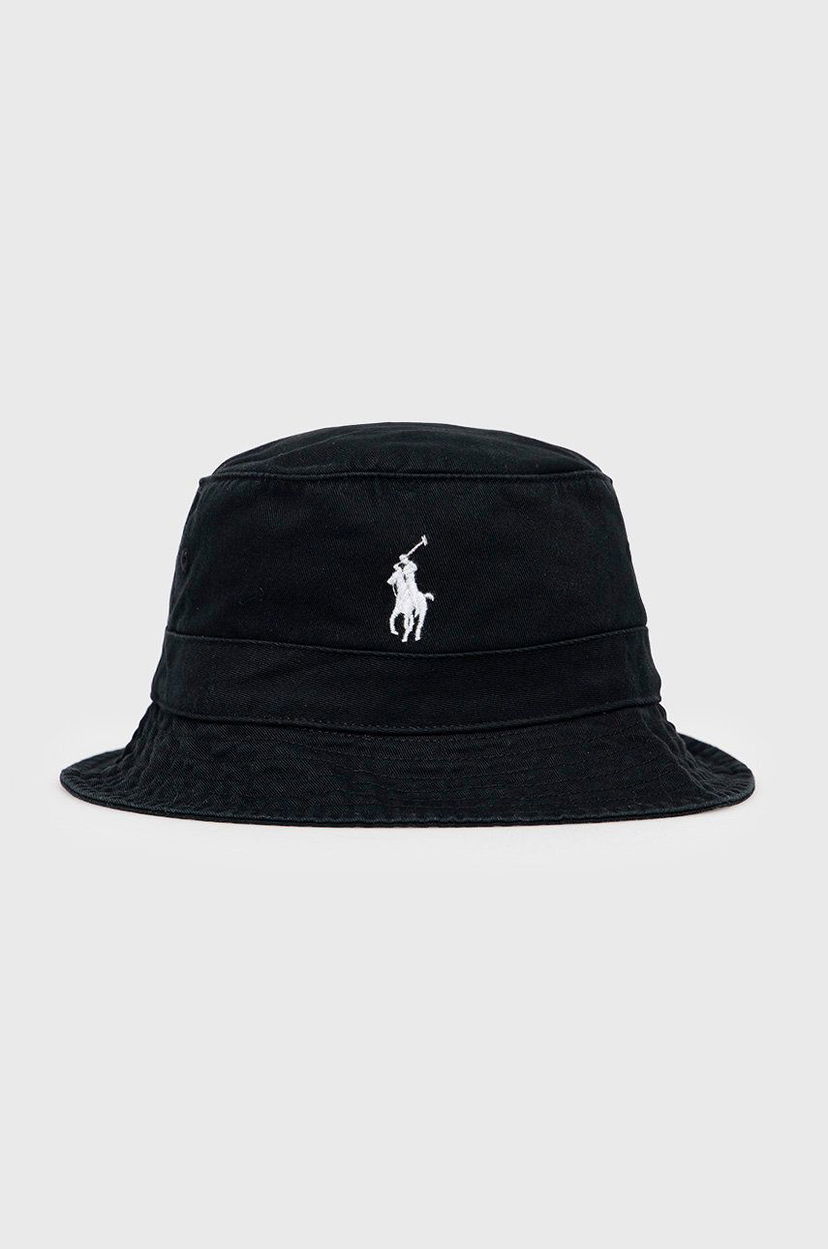 Hattu Polo by Ralph Lauren Black Bucket Hat Musta | 710798567006