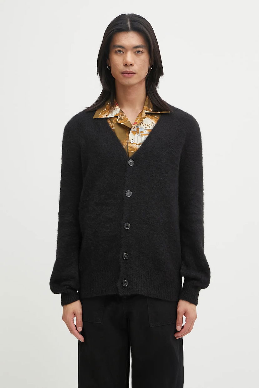 Villapaita A.P.C. A.P.C. Davis Cardigan Musta | WPABE.M22330