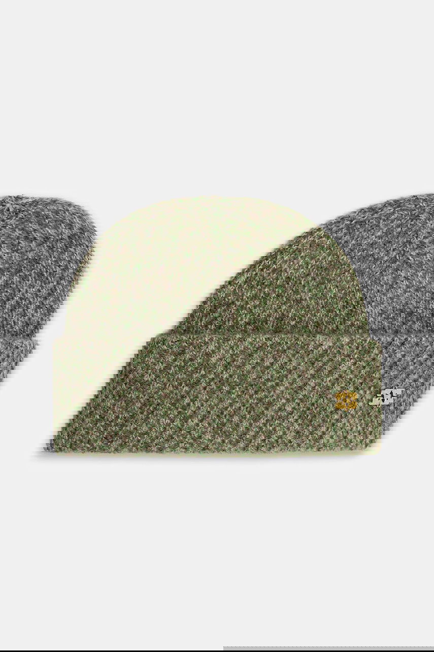 Pipo GANNI Ribbed Melange Brushed Mohair Beanie Monivärinen | A7097, 0