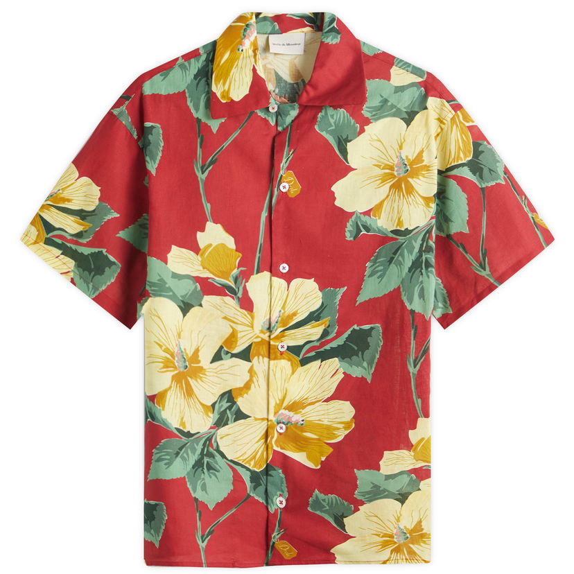 Paita Drôle de Monsieur Drole de Monsieur Luciano Floral Print Shirt Punainen | G-SH202-LI005-RD