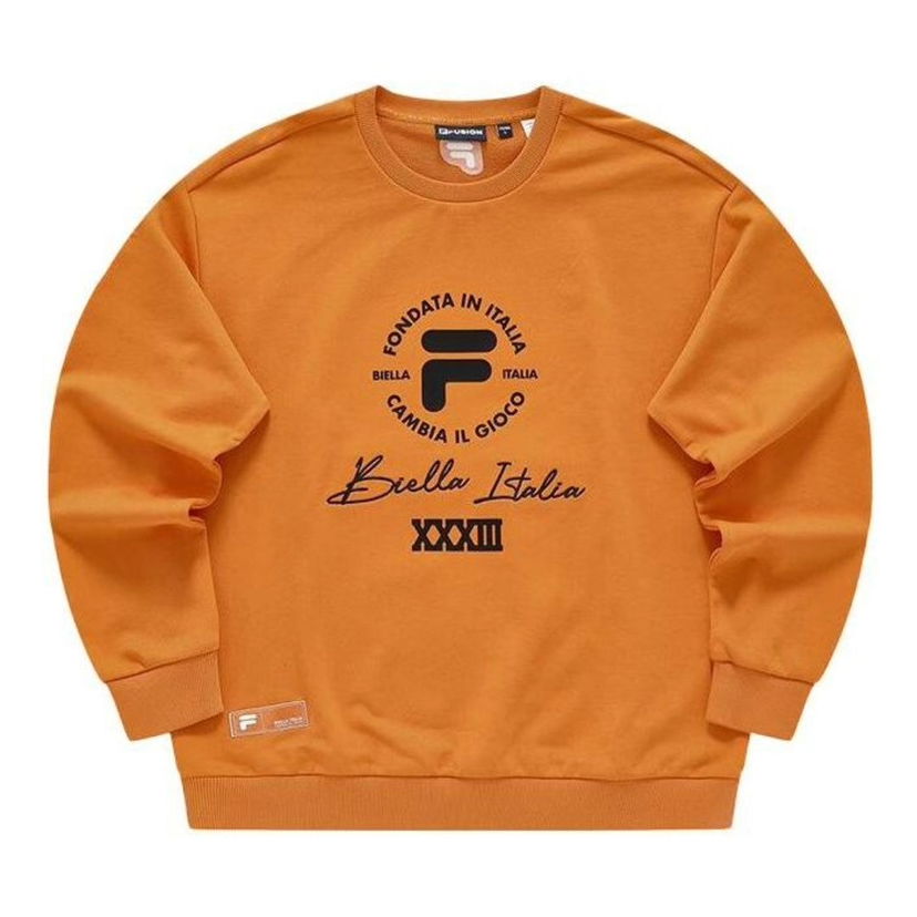Huppari FILA Fusion Logo Printed Sweater Oranssi | T11M345204F-OR