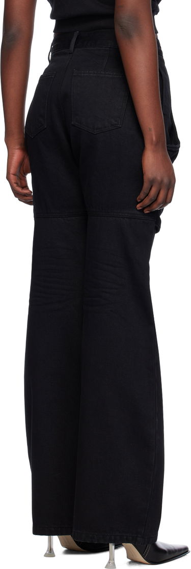 Cargo housut We11done Wire Cargo Pants Musta | WD-DP0-24-328-W-BK, 2