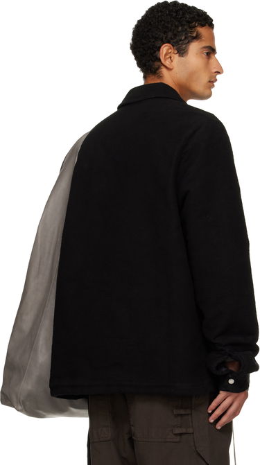 Takki Rick Owens Rick Owens DRKSHDW Concealed Zipfront Jacket Musta | DU02E7775 BMO, 2