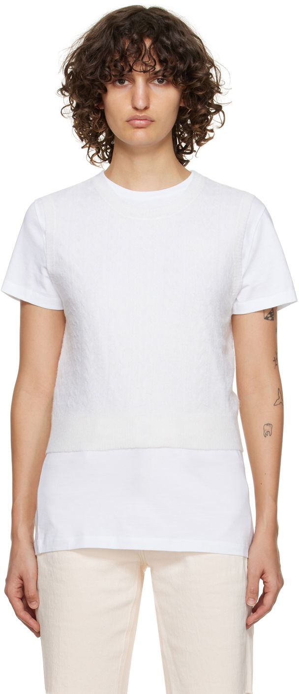 T-paita rag & bone rag & bone Kyle Vest Valkoinen | WAS23S041SR41