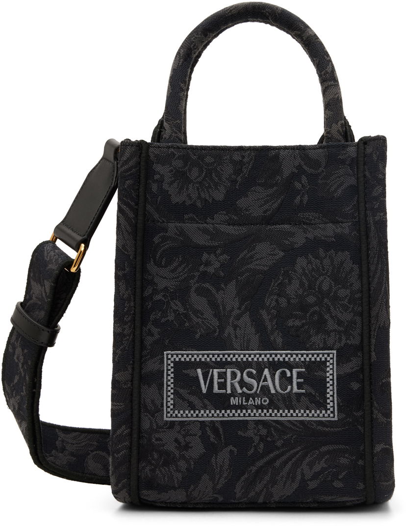 Kangaskassi Versace Barocco Athena Mini Tote Musta | 1011565_1A09741