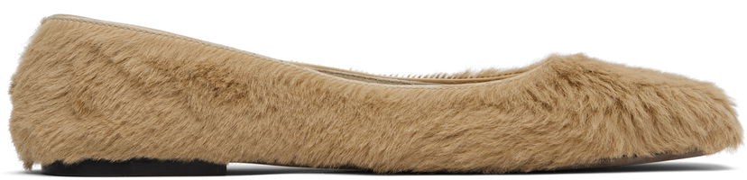 Vaatteet The Row The Row Square Toe Ballerina Flats Beige | F1598-L316