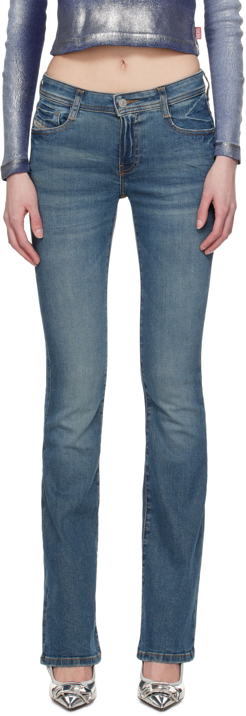Jeans Diesel Bootcut 1969 D-Ebbey Jeans Sininen | A11003 0BMBT