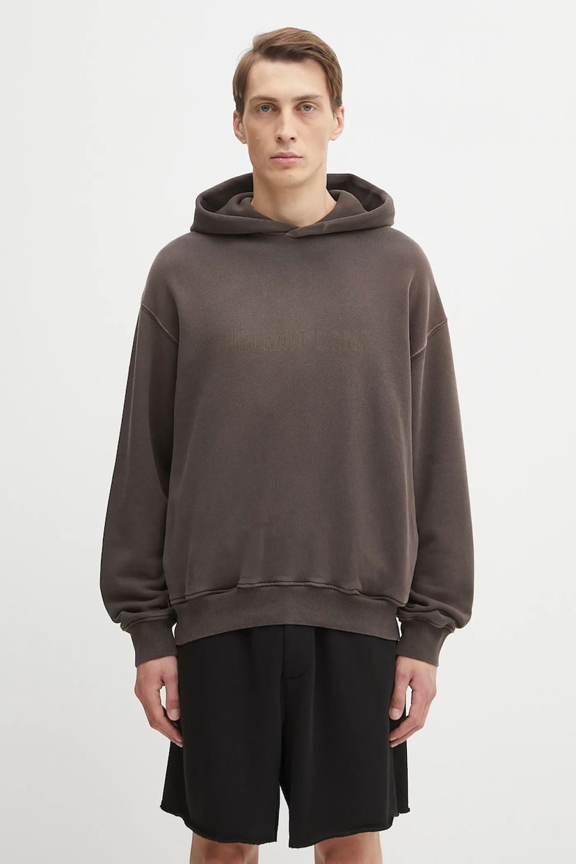 Huppari Helmut Lang Helmut Lang Hooded Sweatshirt Ruskea | P05HM502
