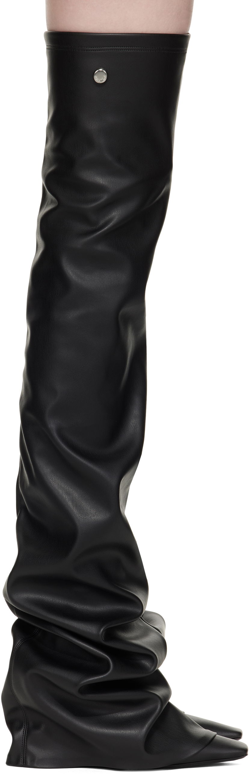 Vaatteet The Attico Attico Robin Thigh-High Boots Musta | 250WSH00872 PUR003AA