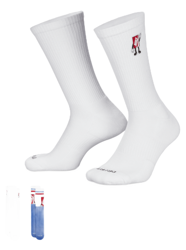Sukat Nike Everyday Plus 2 pairs Valkoinen | FB3273-901