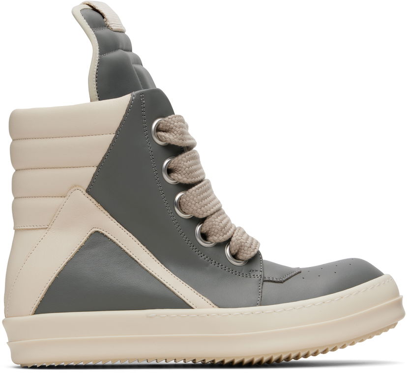 Tennarit ja kengät Rick Owens Concordians Jumbolace Geobasket Harmaa | RU02E1898 LCOW2
