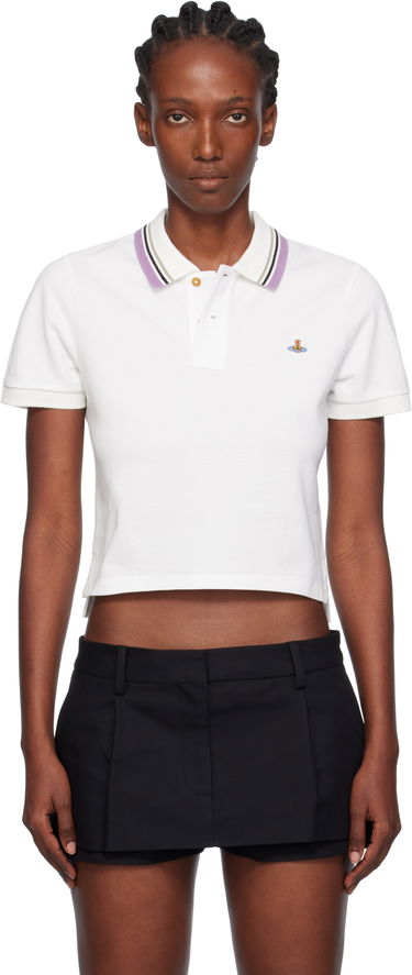 Poolopaita Vivienne Westwood Vivienne Westwood Mini Classic Polo Valkoinen | 1H010003-J0009-, 0