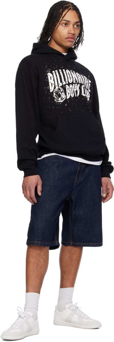 Huppari BILLIONAIRE BOYS CLUB Billionaire Boys Club Embellished Arch Logo Popover Hoodie Musta | B25141, 3