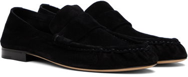 Tennarit ja kengät The Row The Row Soft Suede Loafers Musta | F1626-L305, 3