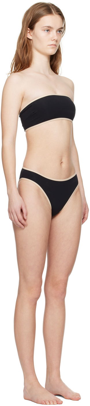 Uimapuvut TOTEME Edge Bandeau Bikini Top Musta | 241-WSW1041/WSW1040-FB0097, 1