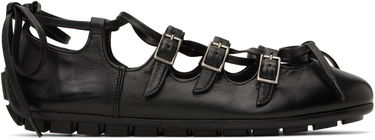 Vaatteet Simone Rocha Simone Rocha Ghillie Grip Ballerina Flats Musta | BPT2 0777, 0