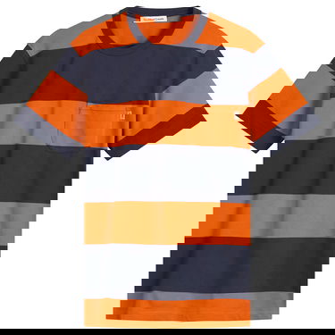 T-paita YMC YMC Wild Ones Block Stripe T-Shirt Oranssi | P6ZAM-40, 1