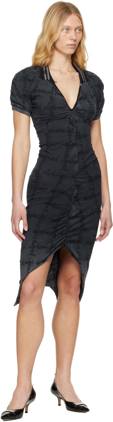 Mekko Vivienne Westwood Vivienne Westwood Pulling Midi Dress Harmaa | 1102000Z-J008T-, 3
