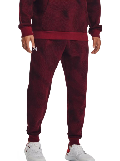 Housut ja farkut Under Armour Kalhoty Rival Fleece Burgundia | 1379777-600