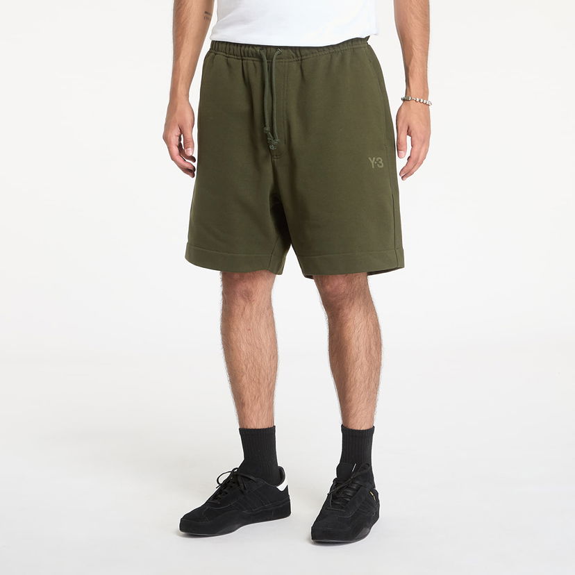Shortsit Y-3 Brushed Terry Shorts Night Cargo Vihreä | JJ4397