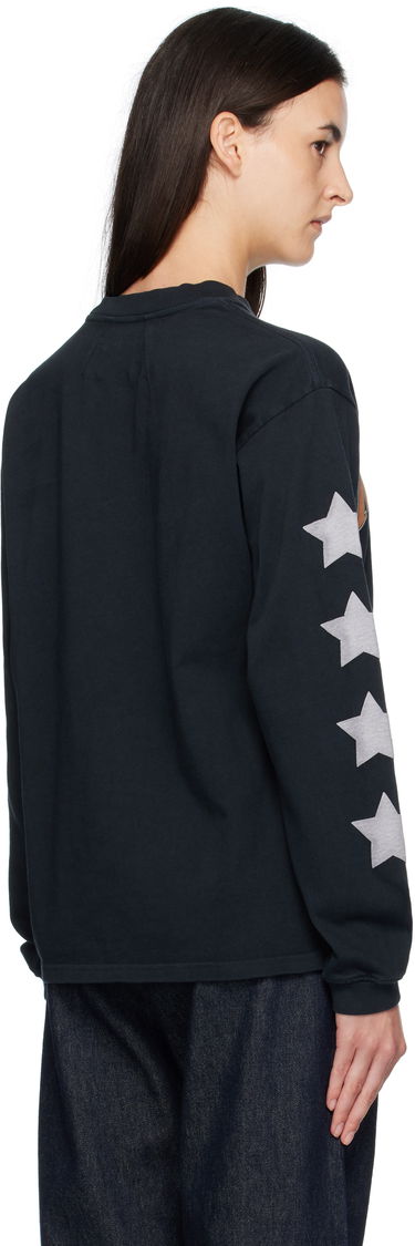 T-paita Rhude Rhude 'Cambridge State Champs' Long Sleeve T-Shirt Musta | RHPF25TT15012, 2