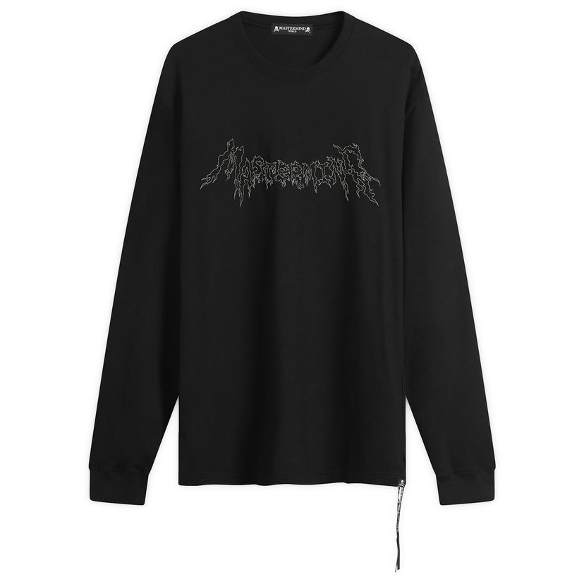T-paita Mastermind WORLD MASTERMIND WORLD Beaded Long Sleeve T-Shirt Musta | MW25S15-TS070-011