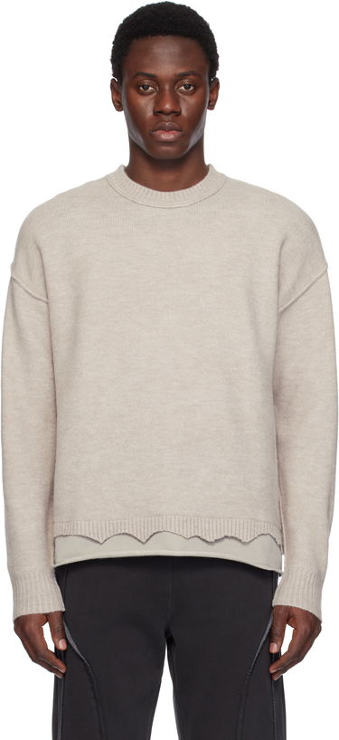Villapaita izzue Izzue Layered Sweater Beige | IZXKNN4123W4NBGT, 0