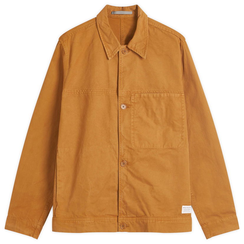 Takki NORSE PROJECTS Norse Projects Marcus Canvas Overshirt Oranssi | N40-0821-2066