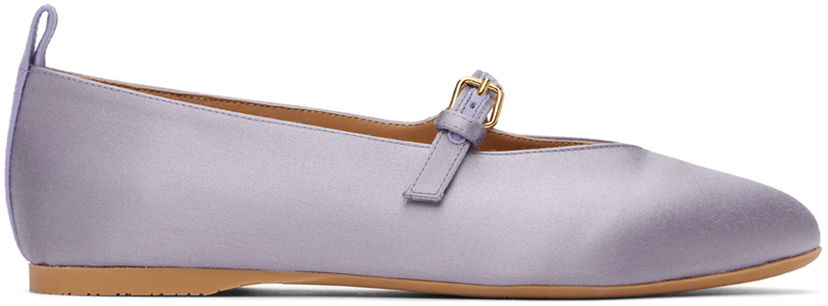 Tennarit ja kengät JW Anderson Satin Ballerina Flats Violetti | ANW43033B 20112