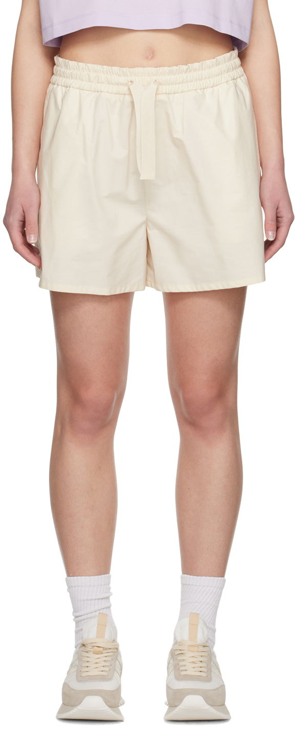 Shortsit Moncler Off-White Drawstring Shorts Beige | J10932B00010597LQ