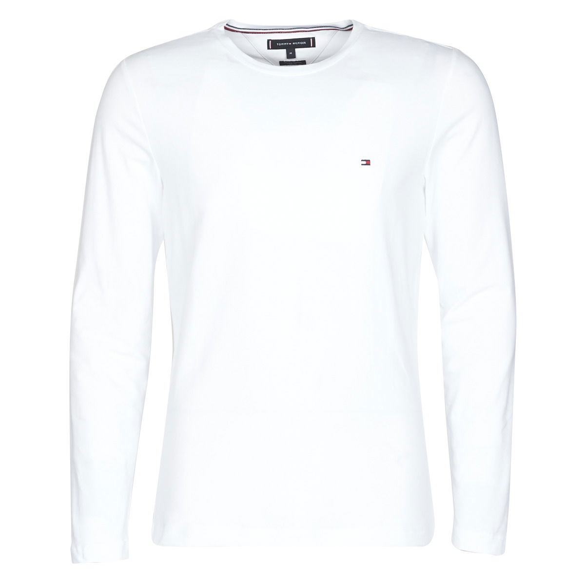 T-paita Tommy Hilfiger STRETCH SLIM FIT TEE Valkoinen | MW0MW10804-YBR, 0