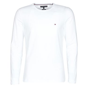 T-paita Tommy Hilfiger STRETCH SLIM FIT TEE Valkoinen | MW0MW10804-YBR, 0