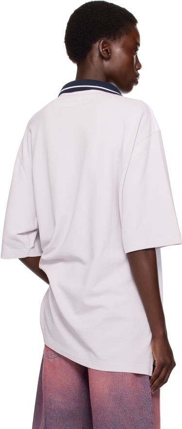 Poolopaita Martine Rose Martine Rose Oversized Paneled Polo Vaaleanpunainen | 643JE03046, 2