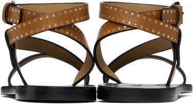 Tennarit ja kengät ISABEL MARANT Isabel Marant Jopee Studded Leather Sandals Ruskea | SD0228FA-C1B05S, 1