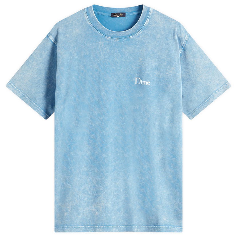 T-paita Dime Classic Small Logo T-Shirt, Size Large Sininen | DIME2SP2536SKY