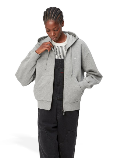 Takki Carhartt WIP Hooded Casey Jacket Harmaa | I032642_10B_XX
