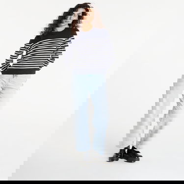 Villapaita Tommy Hilfiger Tommy Hilfiger Striped Crewneck Sweater with Gold Buttons Tummansininen | WW0WW47305-0FI, 3